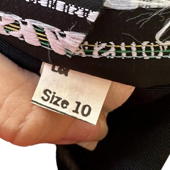 S.L Fashions Dress Velvet White Collar Long Sleeve Sailor Size 10 80’s M… - Picture 4 of 4